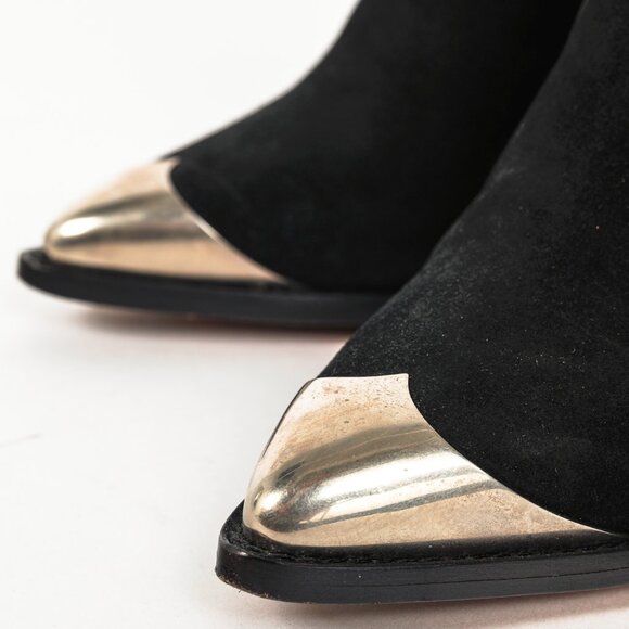 Isabel Marant Lemsey Black Suede Ankle Boots - Picture 7 of 9